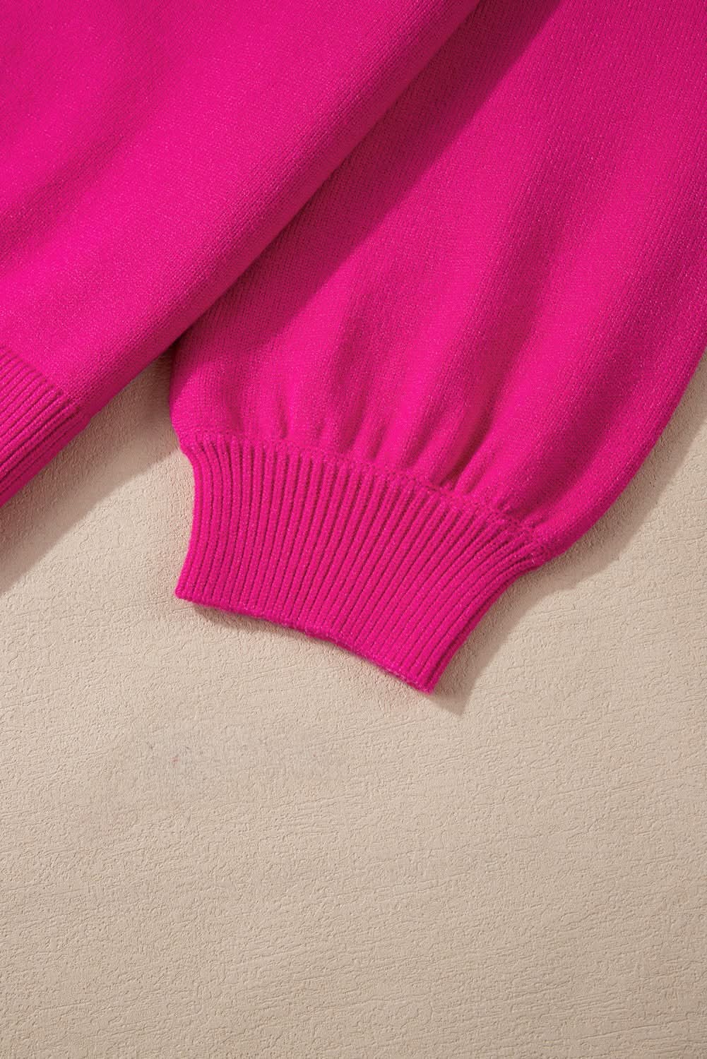 Strawberry pink plus size sweater - Love Salve